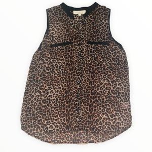 Cheetah Print Blouse